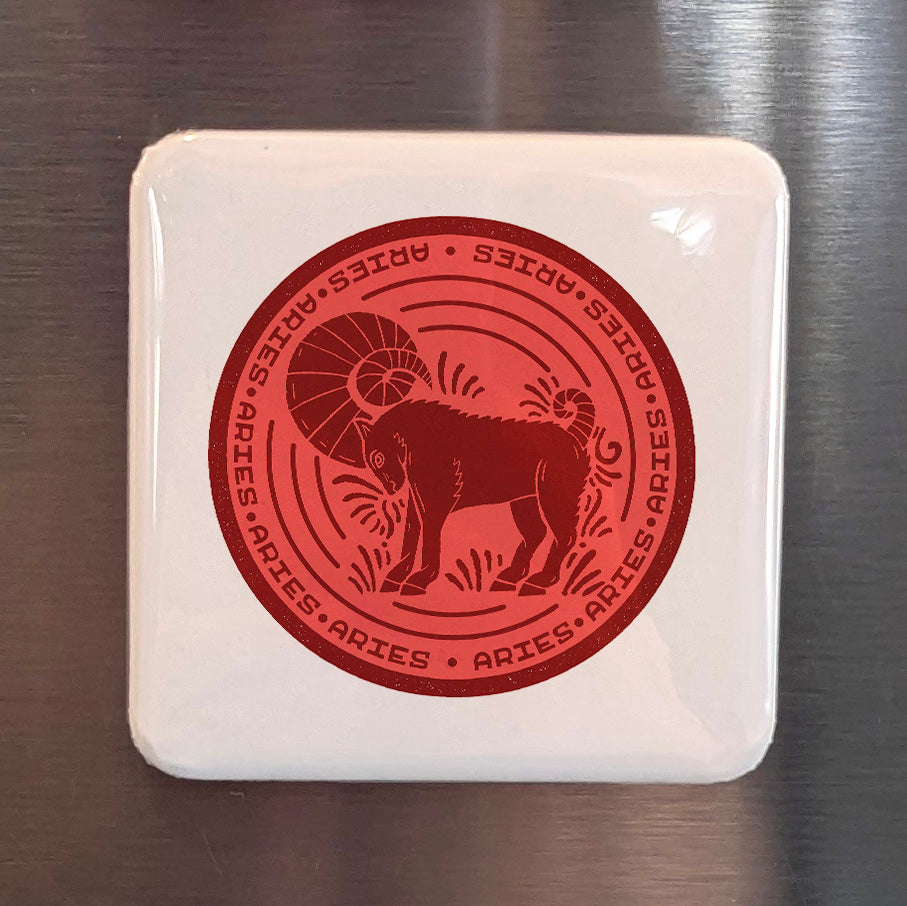 Aries Zodiac Fridge Magnet - PhiloPerse