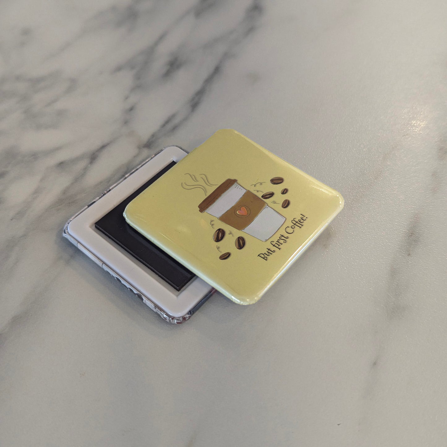 But First Coffee Fridge Magnet - PhiloPerse