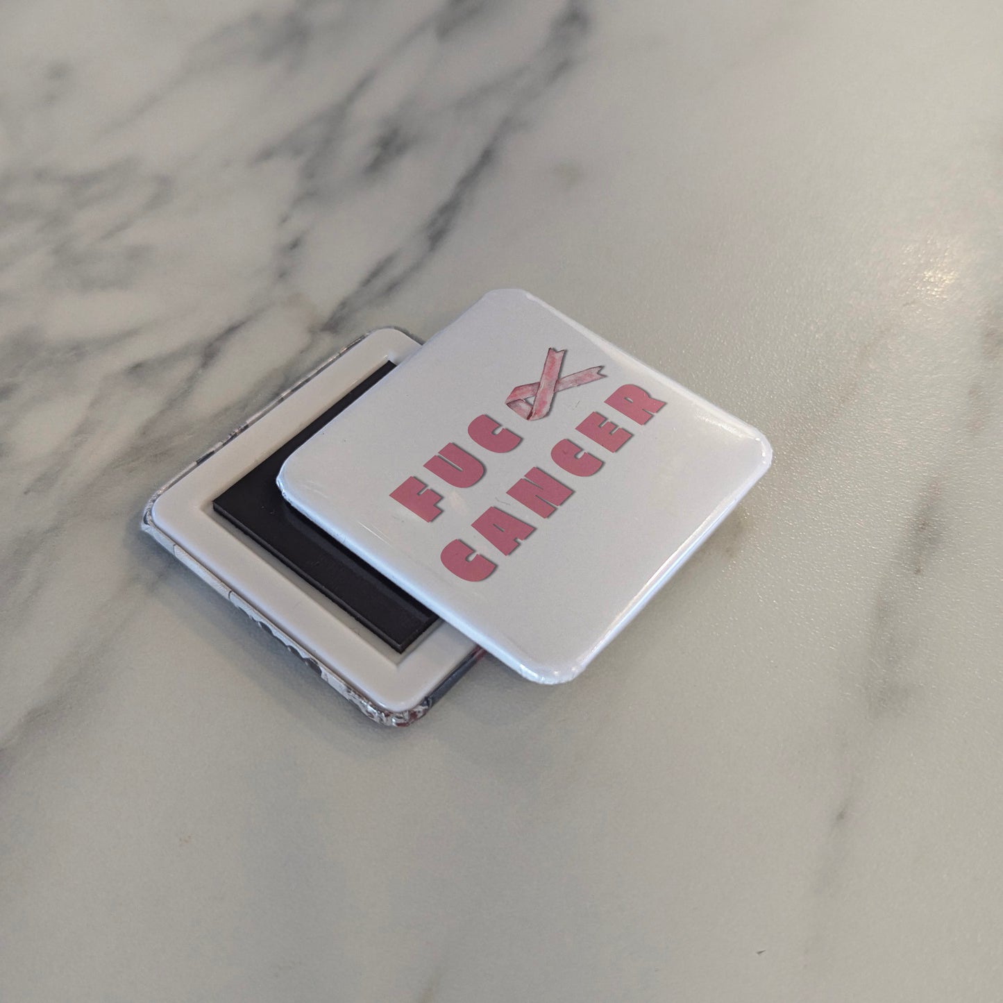 Fuck Cancer Fridge Magnet - PhiloPerse