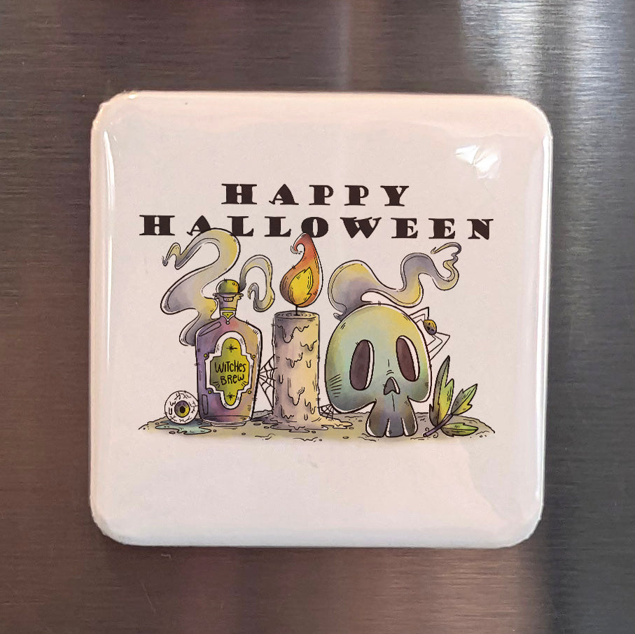 Happy Halloween V7 Fridge Magnet - PhiloPerse