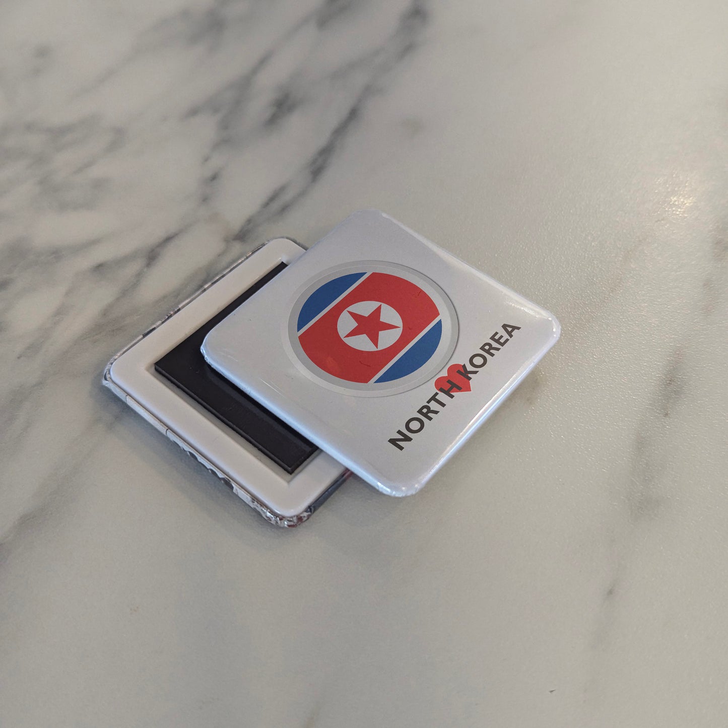 I Love North Korea Fridge Magnet - PhiloPerse