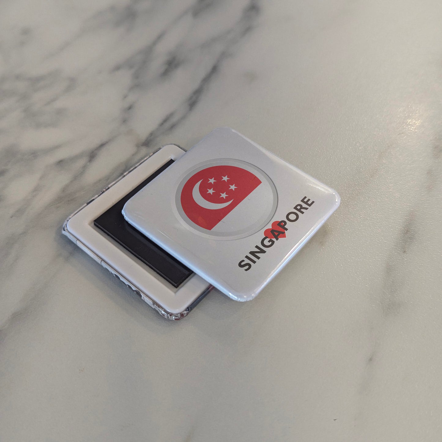 I Love Singapore Fridge Magnet - PhiloPerse