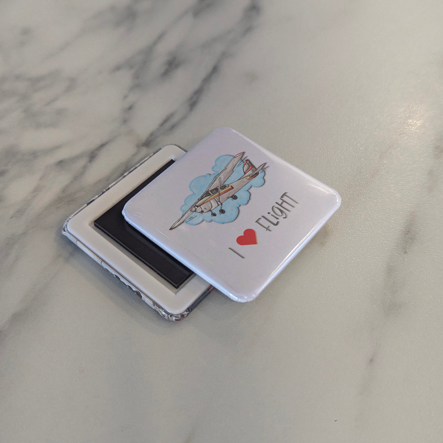 I Love Flight Fridge Magnet - PhiloPerse