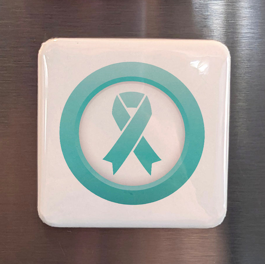 Ovarian Cancer Awareness Fridge Magnet - PhiloPerse