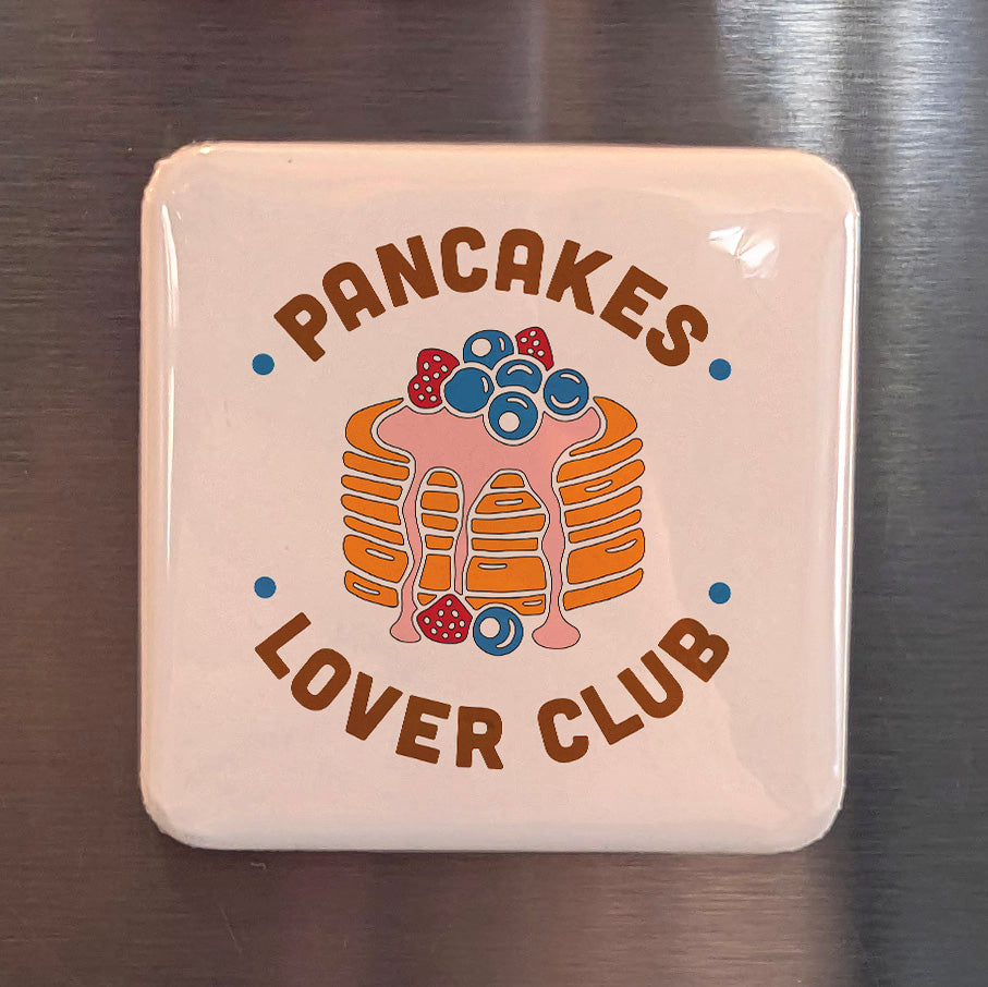 Pancakes Lover Club Fridge Magnet - PhiloPerse