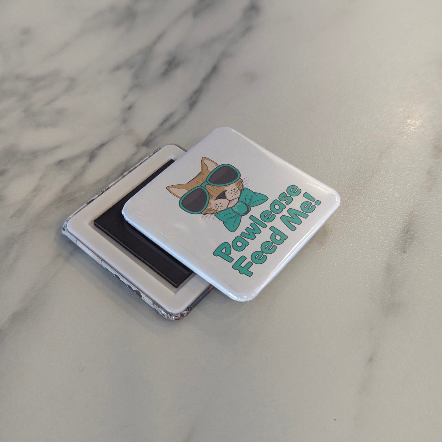 Pawlease Feed Me Fridge Magnet - PhiloPerse