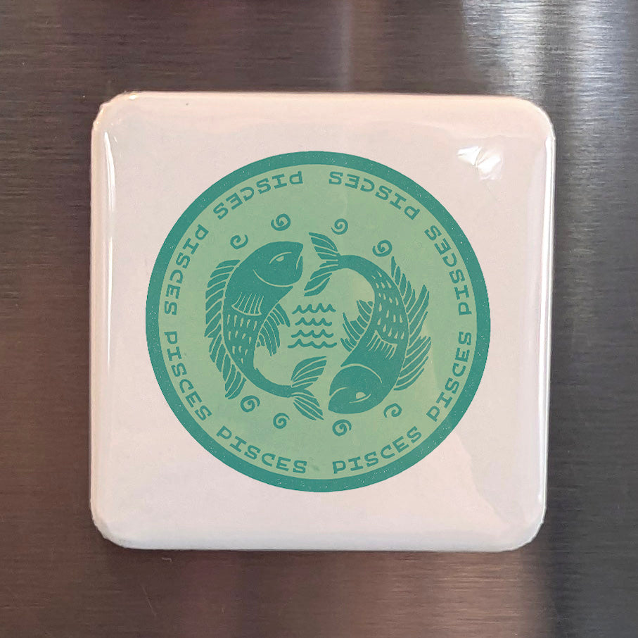 Pisces Zodiac Fridge Magnet - PhiloPerse