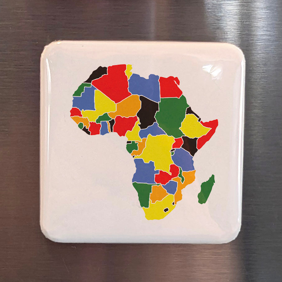 Africa Map V1 Fridge Magnet - PhiloPerse