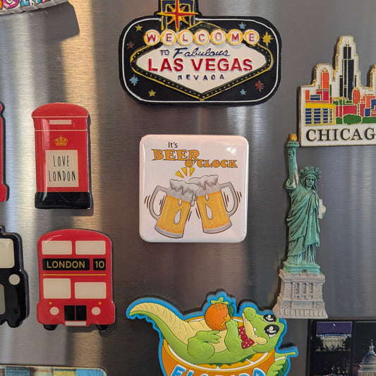 Beer O'clock Fridge Magnet - PhiloPerse