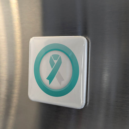 Cervical Cancer Awareness V.2 Fridge Magnet - PhiloPerse