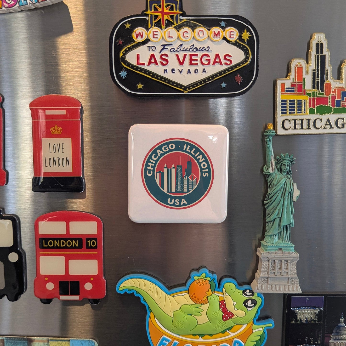 Chicago Illinois Fridge Magnet