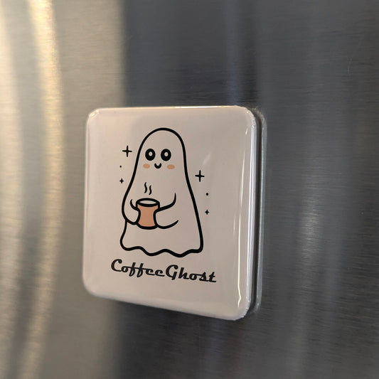 Coffee Ghost Fridge Magnet - PhiloPerse