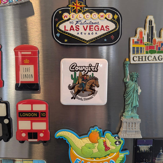 Cowgirl Fridge Magnet - PhiloPerse