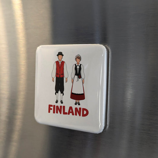 Finland Folk Costumes Fridge Magnet - PhiloPerse