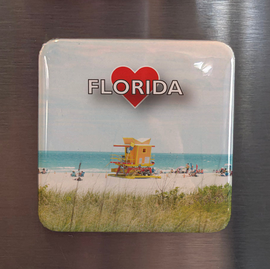 Florida Beach Fridge Magnet - PhiloPerse