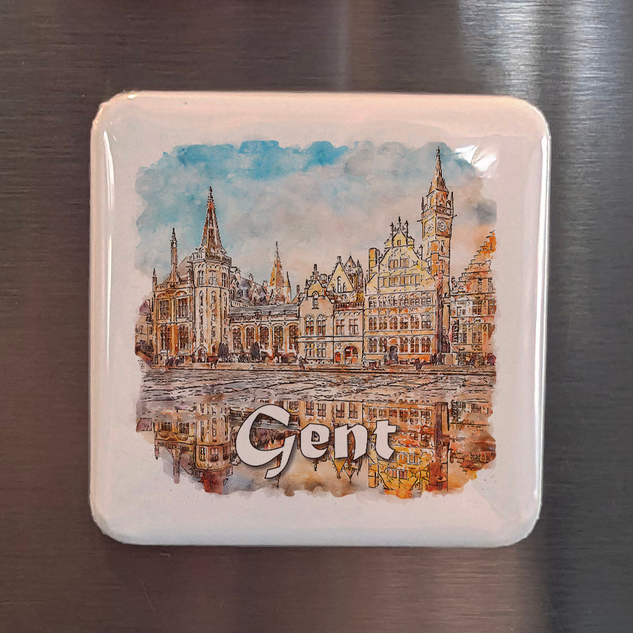 Gent Belgium Fridge Magnet - PhiloPerse
