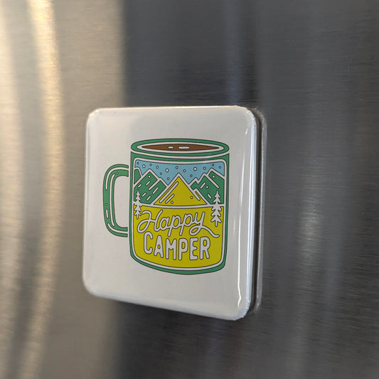 Happy Camper Fridge Magnet - PhiloPerse
