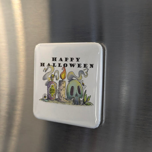 Happy Halloween V7 Fridge Magnet - PhiloPerse