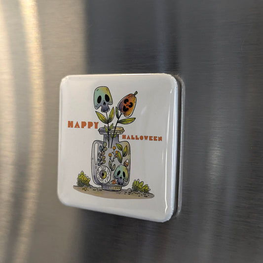 Happy Halloween V8 Fridge Magnet - PhiloPerse