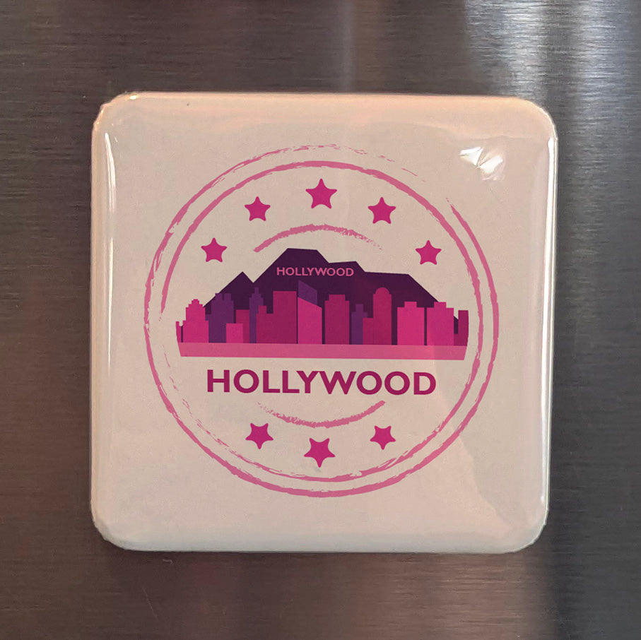 Hollywood Stamp Fridge Magnet - PhiloPerse