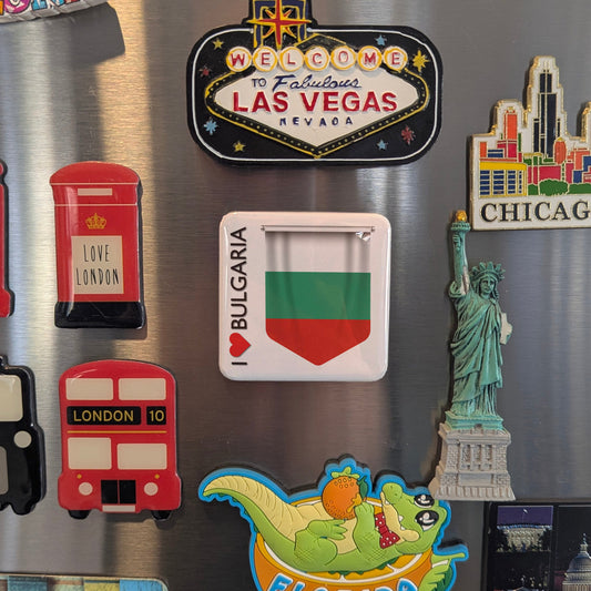 I Love Bulgaria Fridge Magnet - PhiloPerse