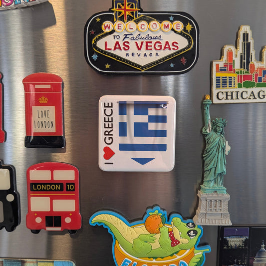 I Love Greece Fridge Magnet - PhiloPerse
