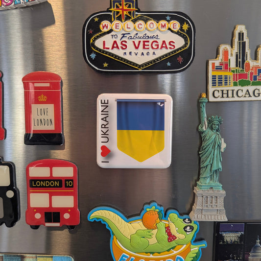 I Love Ukraine Fridge Magnet - PhiloPerse