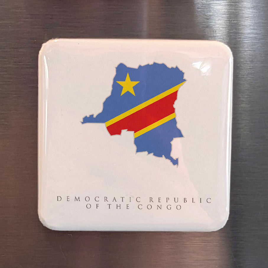 Democratic Republic of The Congo Fridge Magnet - PhiloPerse