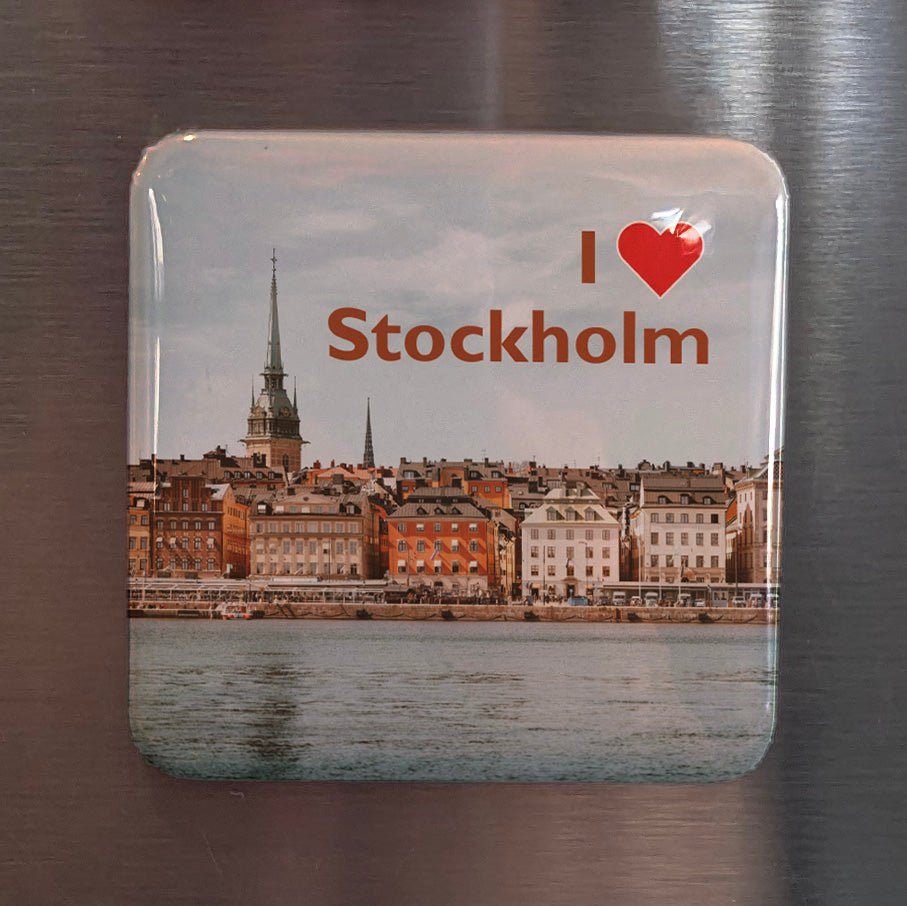 I Love Stockholm Fridge Magnet - PhiloPerse