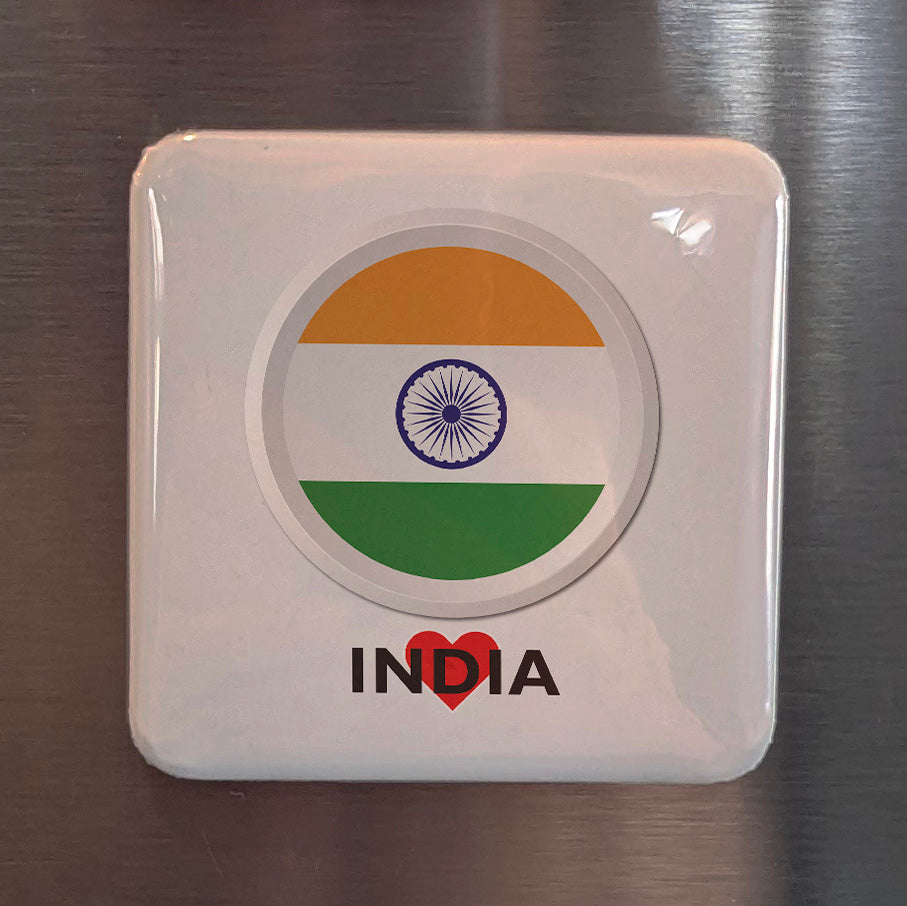 I Love India Fridge Magnet - PhiloPerse