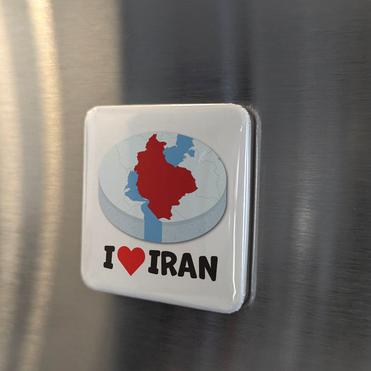 I Love Iran V.2 Fridge Magnet - PhiloPerse