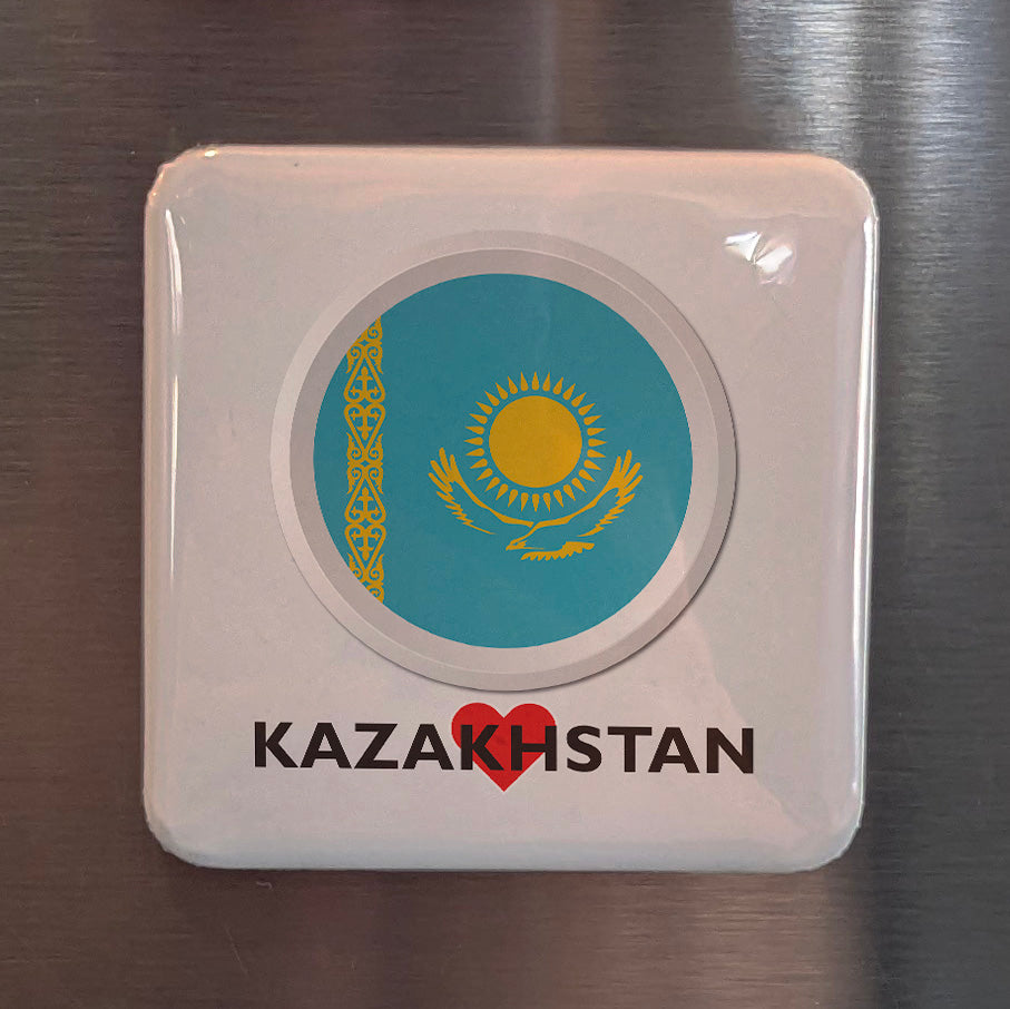 I Love Kazakhstan Fridge Magnet - PhiloPerse