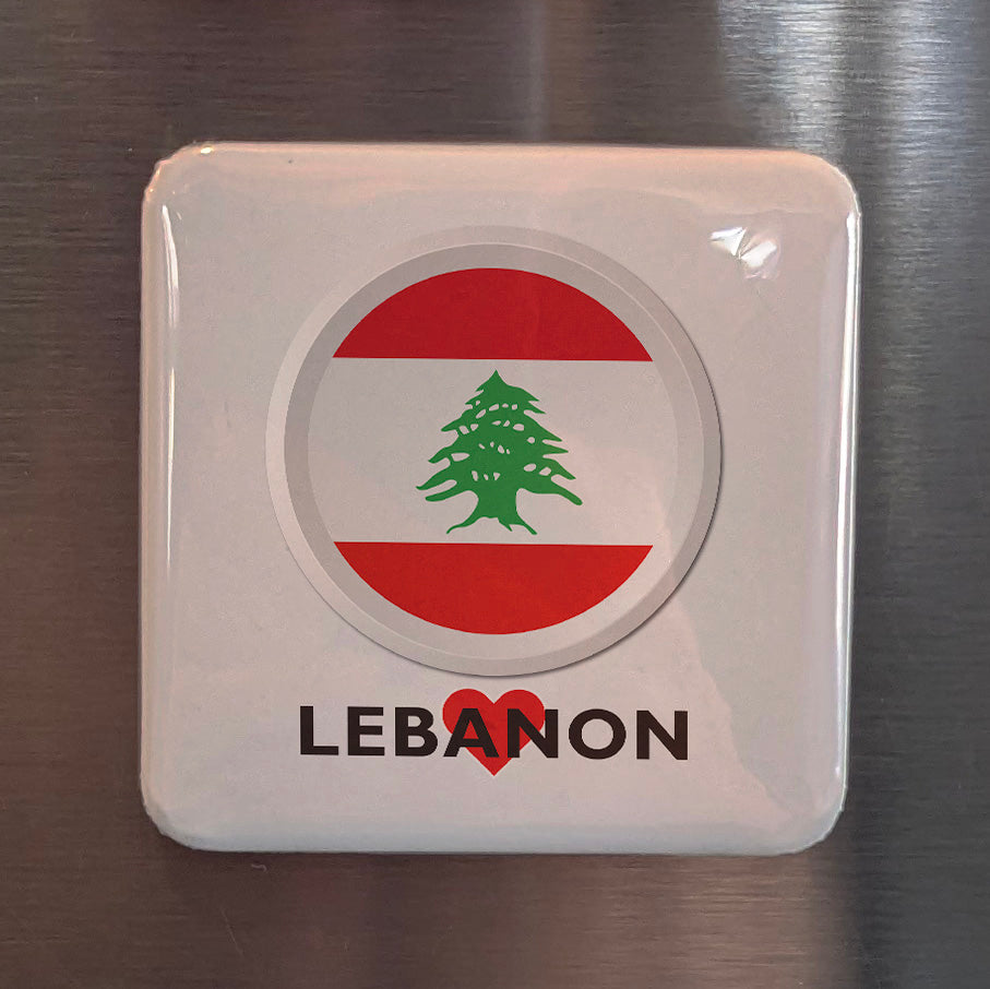 I Love Lebanon Fridge Magnet - PhiloPerse
