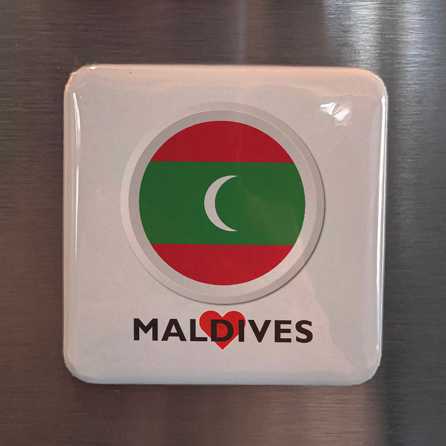 I Love Maldives Fridge Magnet - PhiloPerse