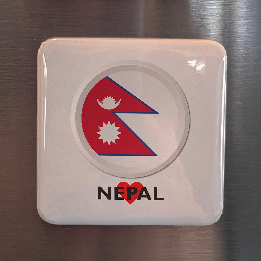 I Love Nepal Fridge Magnet - PhiloPerse