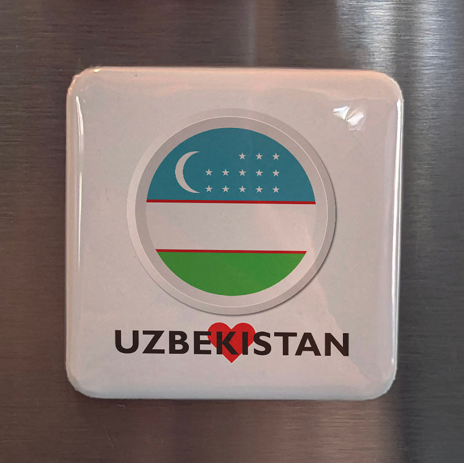 I Love Uzbekistan Fridge Magnet - PhiloPerse