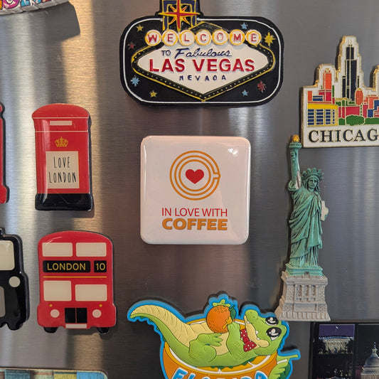 In Love with Coffee Fridge Magnet - PhiloPerse