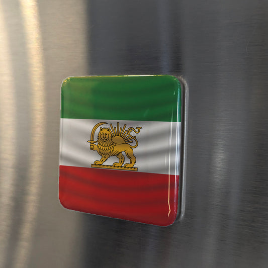 Imperial Flag of Iran Fridge Magnet - PhiloPerse