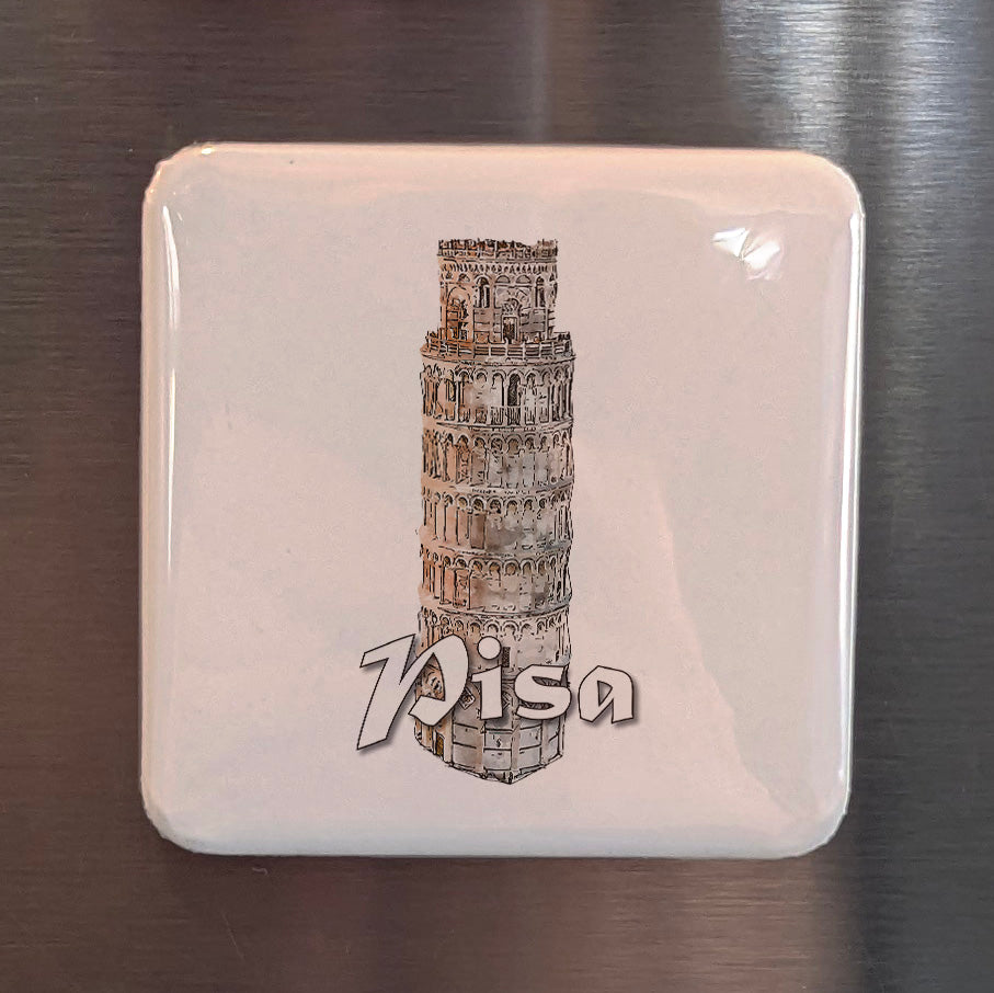 Leaning Tower of Pisa in Italy Fridge Magnet - PhiloPerse