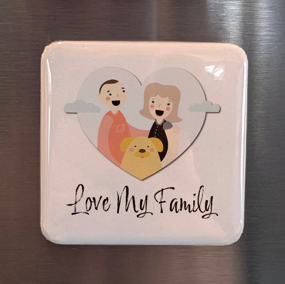 Love my Family V.3 Fridge Magnet - PhiloPerse