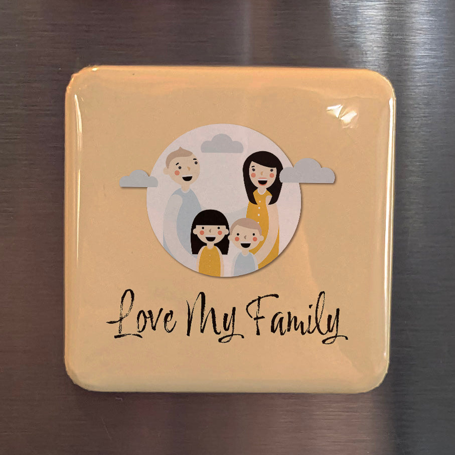 Love my Family V.2 Fridge Magnet - PhiloPerse