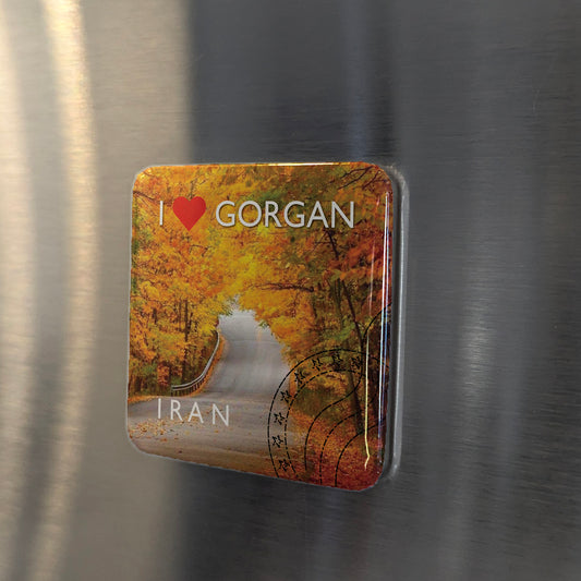 I Love Gorgan Fridge Magnet - PhiloPerse