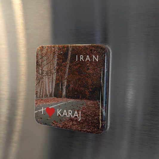 I Love Karaj Fridge Magnet - PhiloPerse