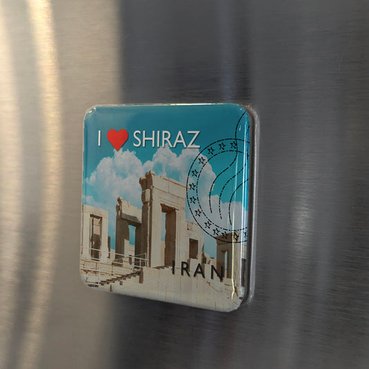 I Love Shiraz Fridge Magnet - PhiloPerse