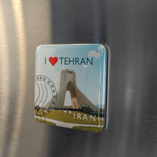 I Love Tehran V.1 Fridge Magnet - PhiloPerse