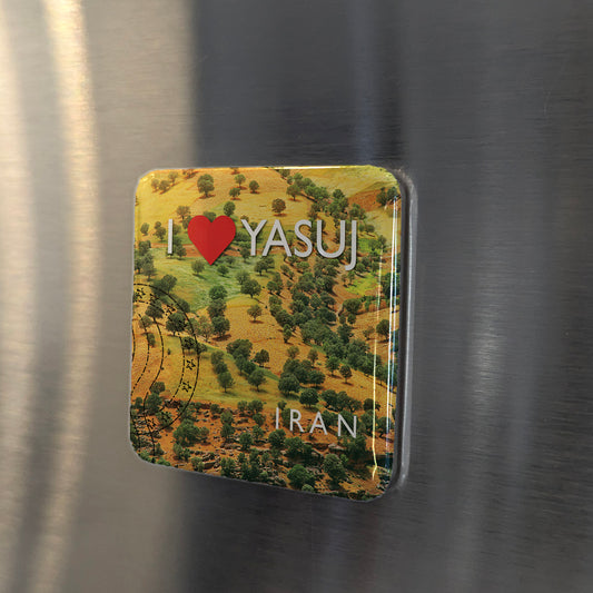 I Love Yasuj Fridge Magnet - PhiloPerse