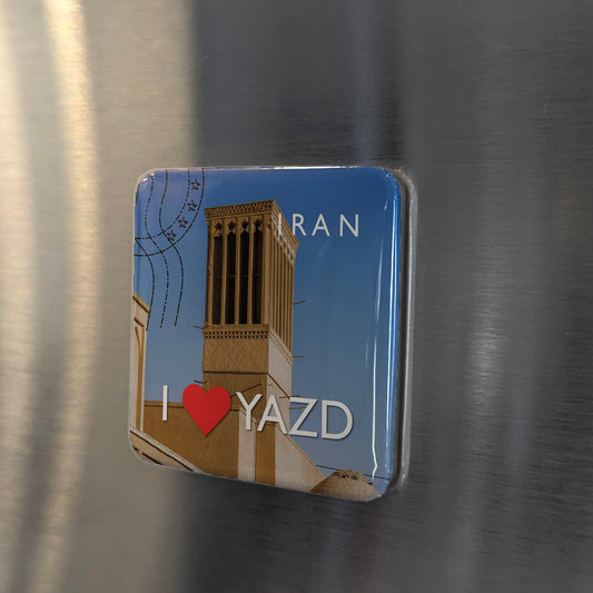 I Love Yazd Fridge Magnet