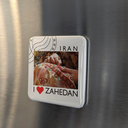 I Love Zahedan Fridge Magnet