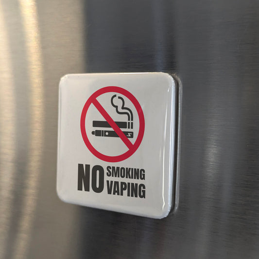 No Smoking No Vaping Fridge Magnet - PhiloPerse