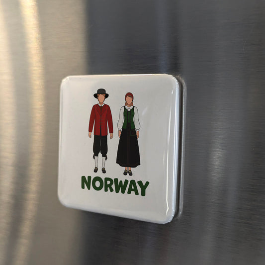 Norway Folk Costumes Fridge Magnet - PhiloPerse